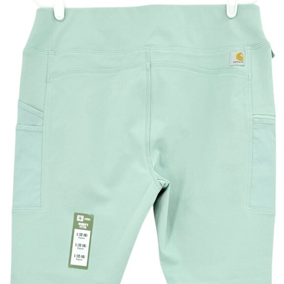 Carhartt Womens Force Fitted Lightweight Green Utility Legging Large (12-14) NWT - Picture 4 of 12